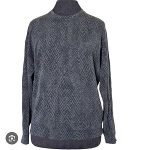 Athleta Charcoal Studio to Street Pullover- oversized XS.